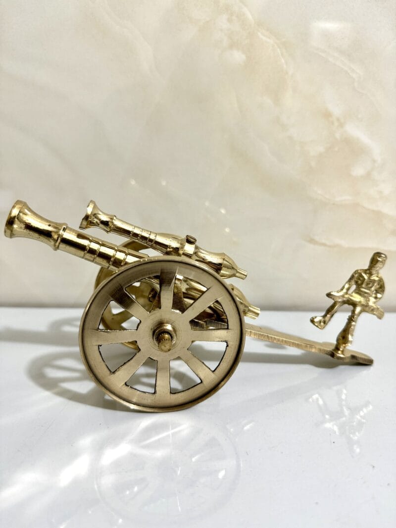 Handmade Solid Brass Army Cannon Replica Gift For Army Man